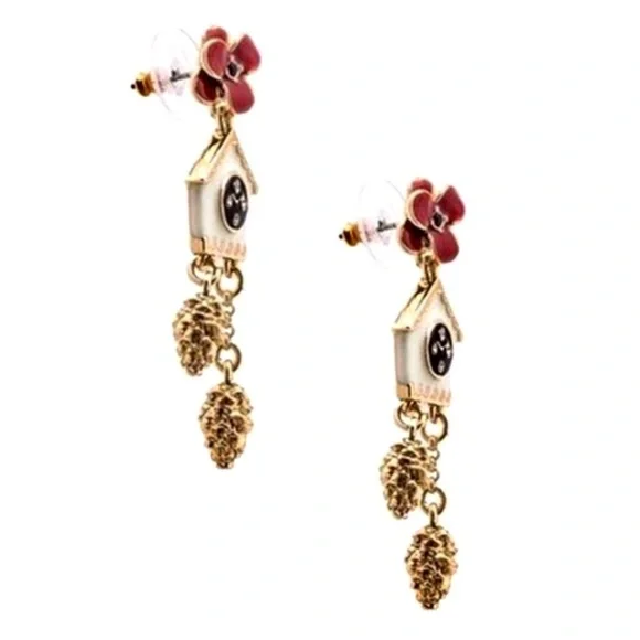 Kate Spade • Ooh La La Cuckoo Clock Earrings